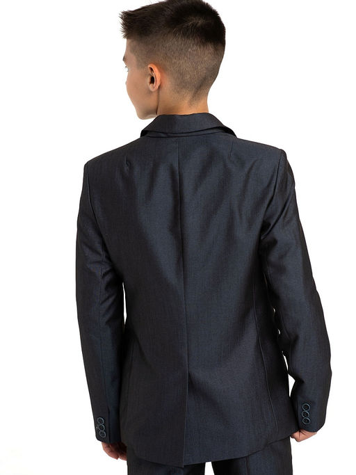 Серый школьный пиджак для мальчика Инфанта, модель 0506 СС