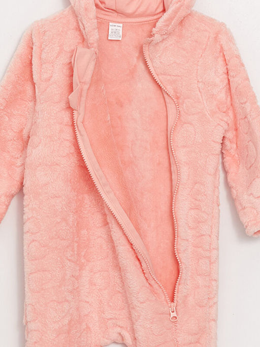 Kap??onlu Uzun Kollu Pel?? K?z Bebek Tulum - Waikiki фото 2