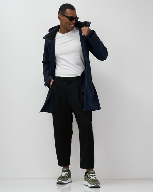 Парка спортивная мужская с капюшоном softshell темно-синего цвета 9565TS - Mtforce фото 10