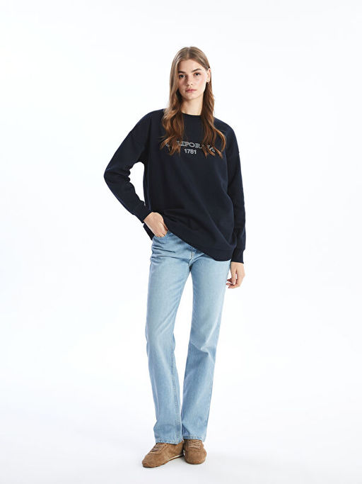 Straight Fit Kad?n Jean Pantolon