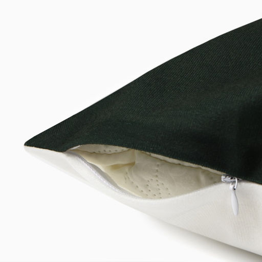 Чехол на подушку Этель Цветы 3 шт, 40*40 см, велюр 100% п/э фото 5