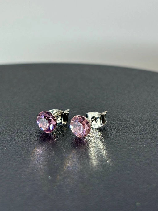 Серьги-гвозди PR1104 рыжий - Mini maxi фото 6