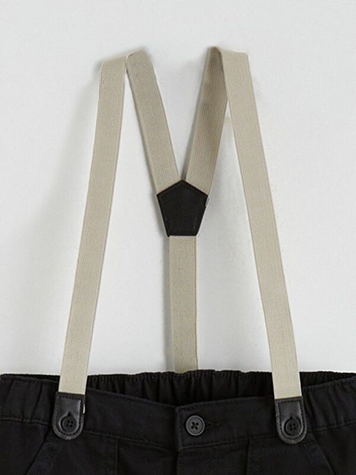 Beli Lastikli Ask?l? Erkek ?ocuk Pantolon