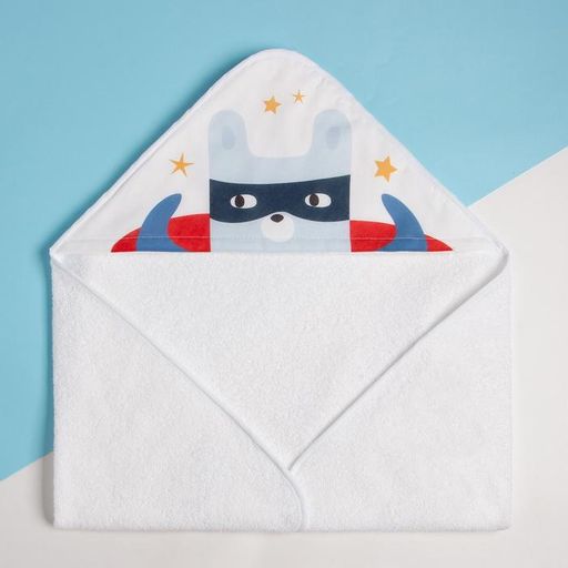 Полотенце детское Крошка Я Super hero, 75х75 см, 100% хлопок. 340г/м2  фото 6