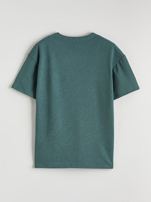 Bisiklet Yaka Dokulu Erkek ?ocuk Ti??rt