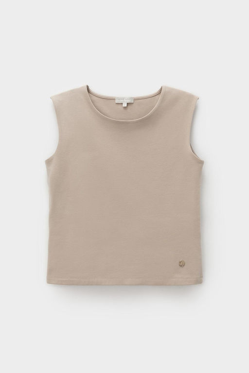 ЕВТ 3329/темно-бежевый майка жен