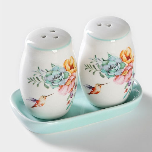 Набор для специй Доляна Пташка, 2 предмета: солонка, перечница, 130 мл  фото 3