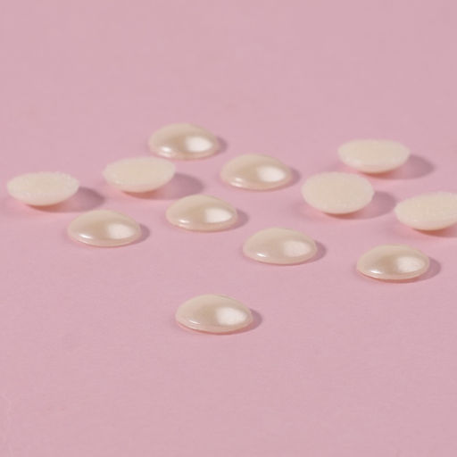 Цена за 3 шт. Стразы термоклеевые «Жемчуг», d=10 мм, 50 шт.