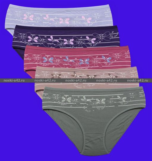 Цена за 5 шт. Трусы женские Турция большие размеры арт. 28137 (28341, 28150, 28152) 4XL (52-54) - For you фото 3