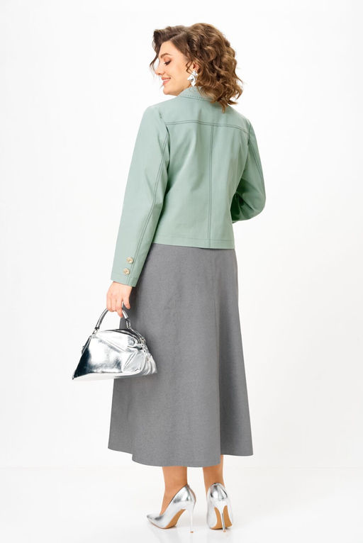 Костюм Aira Style 24139 серо-зеленый