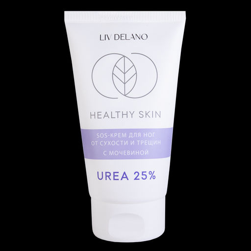Liv-delano HEALTHY SKIN Крем для ног SOS от сухости и трещин с мочевиной 25% 150г
