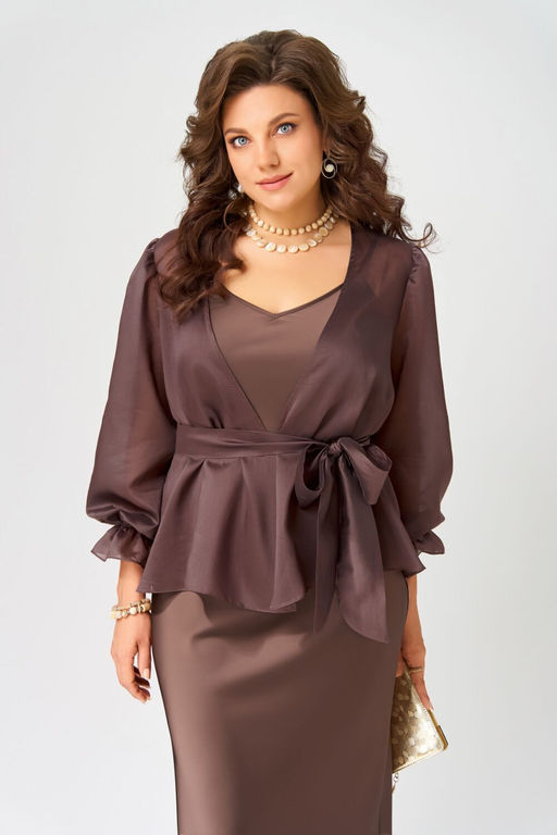 Блуза FITA 20762 шоколад