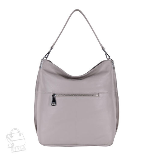 Сумка женская кожаная 18307 gray white Polina&Eiterou  в Новосибирске