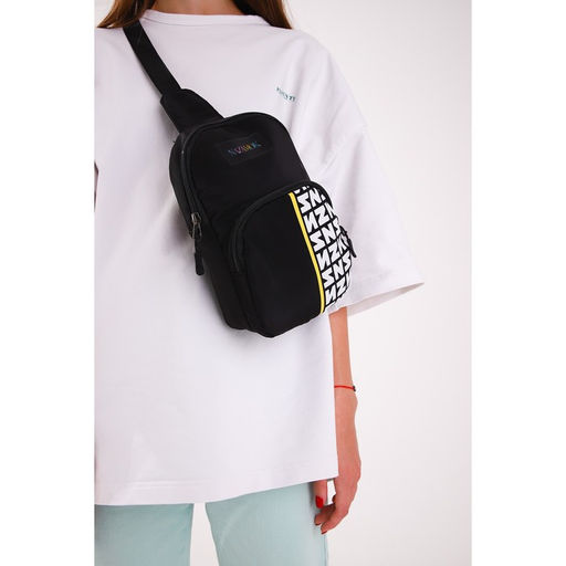 Сумка через плечо, NAZAMOK, цвет черный  фото 7