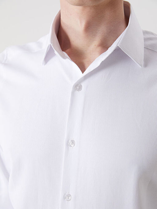 Slim Fit Uzun Kollu Erkek G?mlek