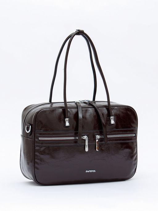 Сумка 51166SL coffee Velina Fabbiana-Safenta