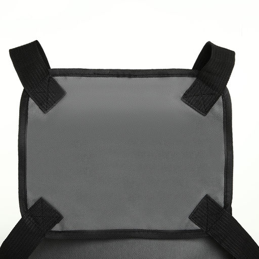 Сумка нагрудная на молнии, 2 наружных кармана, 21×3.5×16 см, серая