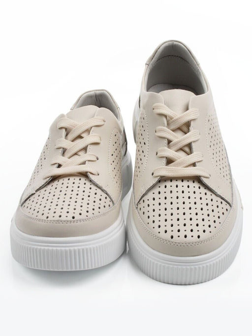 03-C322-2A BEIGE Полуботинки летние женские (натуральная кожа) - Фабричный китай фото 12