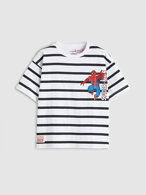 Spider-Man Bask?l? Erkek ?ocuk Ti??rt 2li