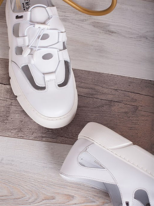 Кеды летние мужские/ Сандалии мужские 605-1-00 Белый - Piniolo фото 4