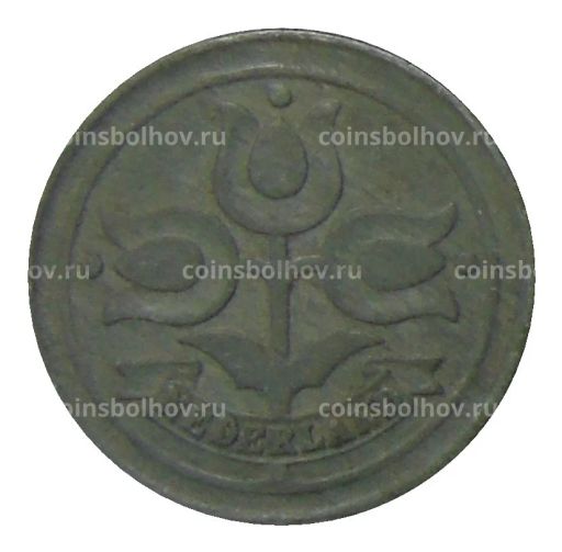 Монета 10 центов 1942 года Нидерланды