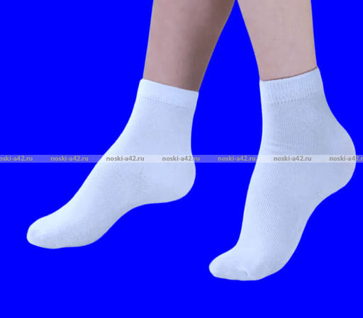 Цена за 12 пар. Носки детские белые универсальные (мальчик-девочка)