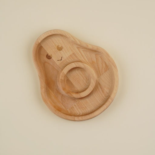 Менажница детская из берёзы Sima-Land Home Avocado, 20×16.5×1.8 см