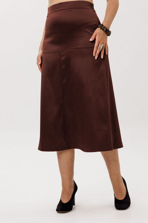 Юбка ANELLI 1510 жженная карамель