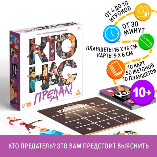 Игра со скрытыми ролями и предательством Кто нас предал?, 10+ - Лас Играс фото 5