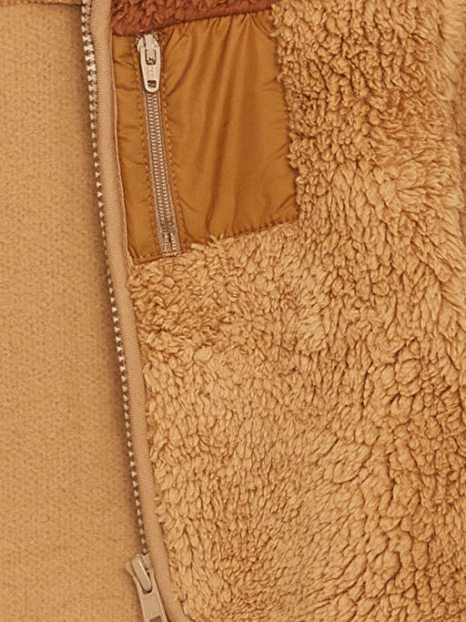 Dik Yaka Uzun Kollu Pel?? Erkek Bebek Mont - Waikiki фото 2