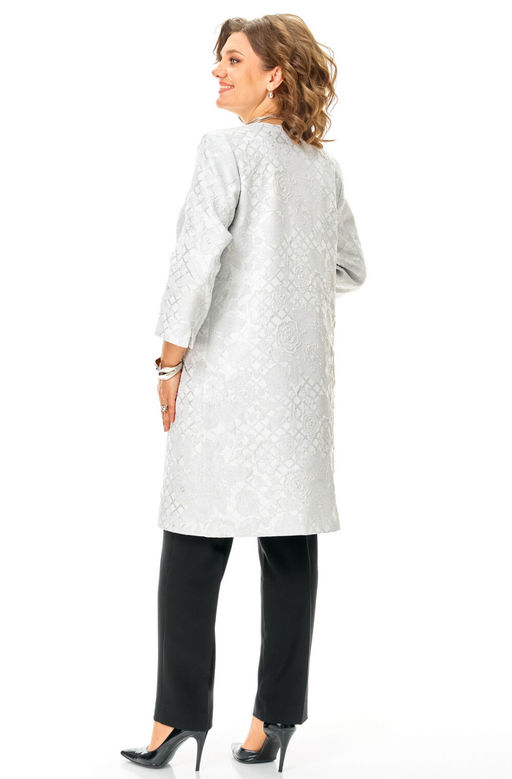 Жакет БелЭльСтиль 727 серебро фото 8