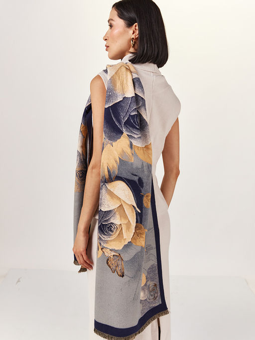 Палантин в составе шерсть и кашемир