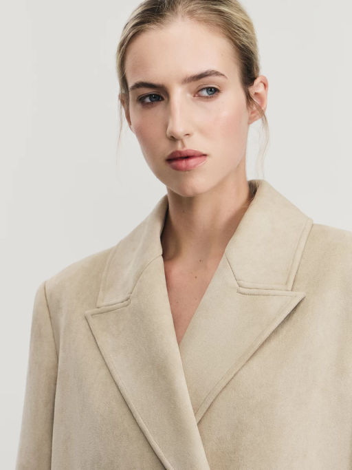 Пальто из искусственной замши / Zarina фото 10