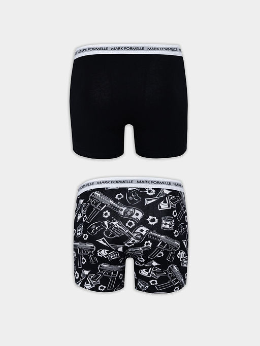 Трусы боксеры мужские черные в наборе, 2 шт - Mark formelle фото 10