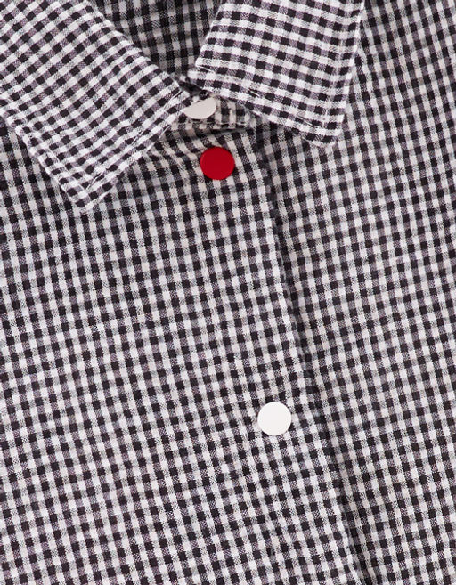 Клетчатая кроп-рубашка для девочки 241059 - Bell bimbo фото 3