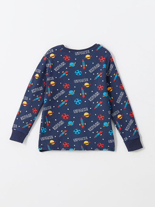 Bisiklet Yaka Erkek ?ocuk Pijama ?st - Waikiki фото 2