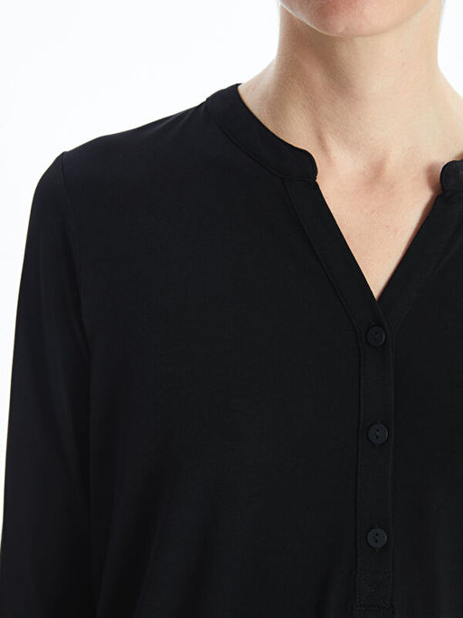 Ka??k Yaka Kad?n Bluz