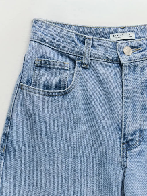 Джинсы straight с высокой посадкой / Zarina  фото 8