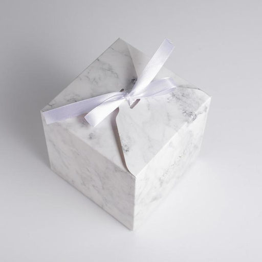 Цена за 3 шт. Коробка подарочная складная, упаковка, «Мрамор», 12 х 12 х 12 см