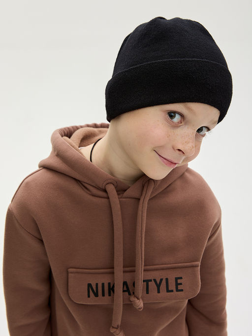 Шапка 11м10925 черный - Nikastyle фото 6