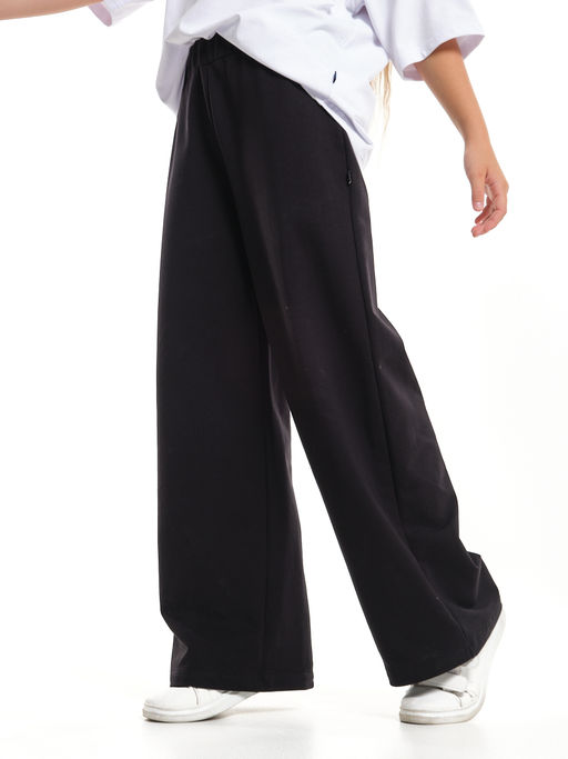 Брюки палаццо синие школьные штаны детская одежда девочке 22-7325 синий - Mini maxi фото 14