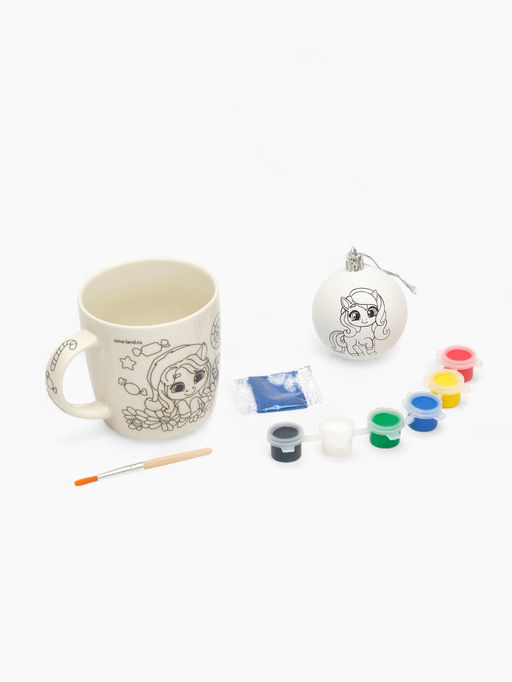 Роспись кружки и шара красками Лошадки, 300 мл - Школа талантов фото 3