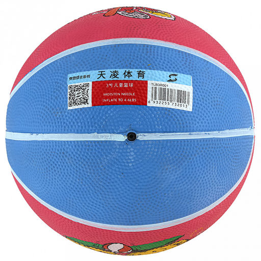 Мяч детский, баскетбольный д17см, цвета микс, резина (Китай)