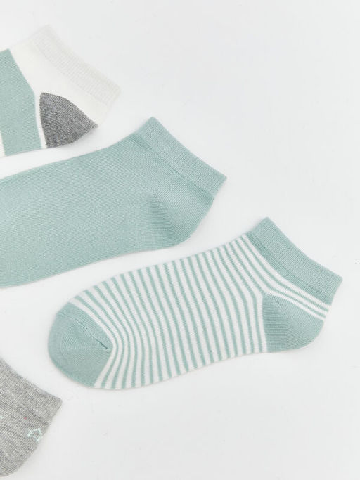 Desenli Kad?n Patik ?orap 5li