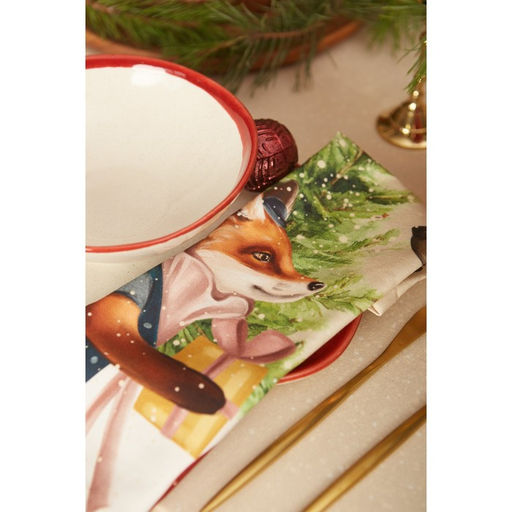 Набор салфеток сервировочных «Этель» Noble Christmas, 4 шт., бежевые, 40×40 см