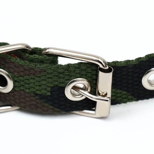 Ошейник брезентовый однослойный Камуфляж, 52 х 2 см - Пижон фото 3