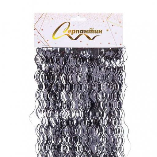 Дождик 50см "Волны" графит арт. 202-397