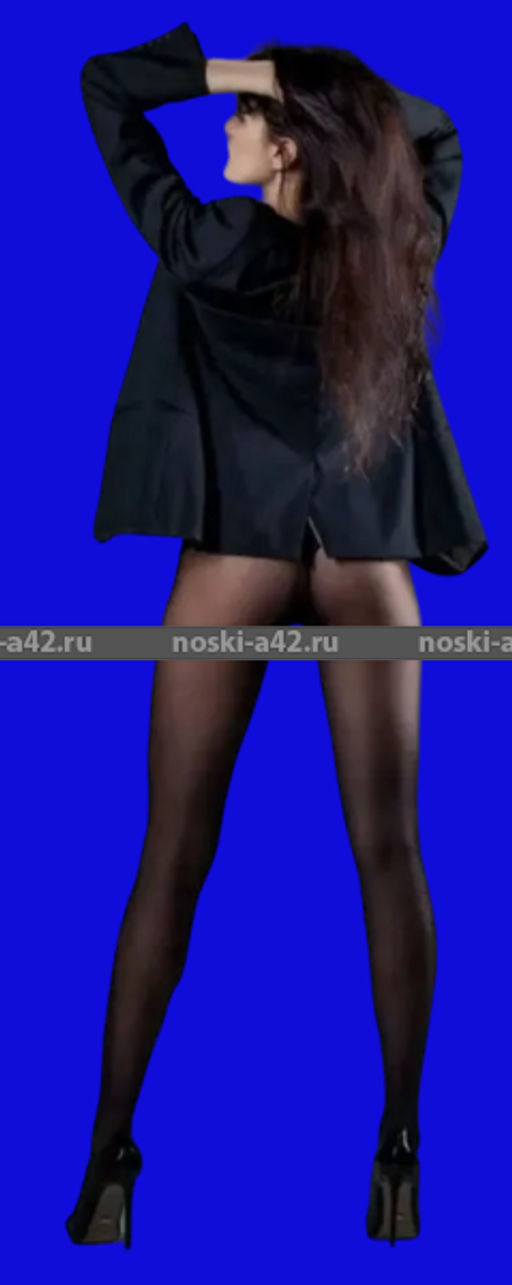 Цена за 1 шт. MANZI колготки женские MARIKA 40 den ЧЕРНЫЕ 3 - Астекс фото 2