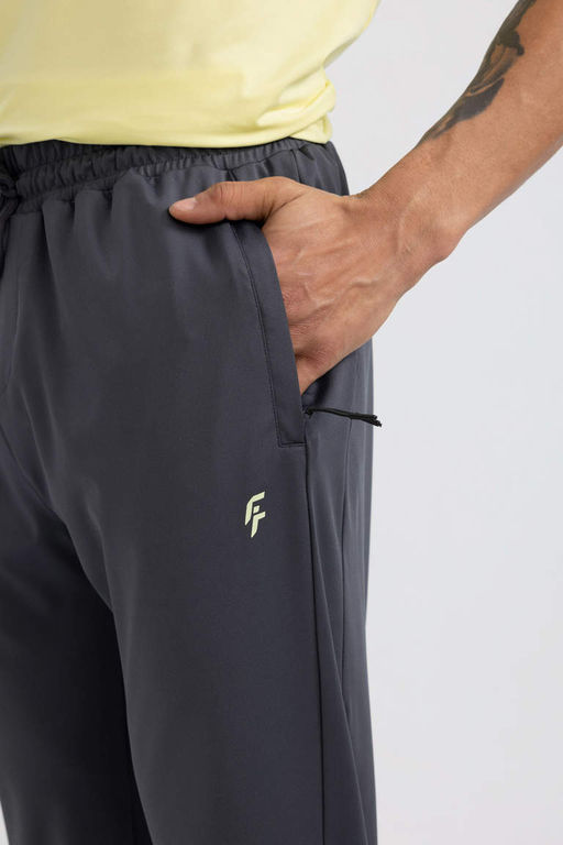 DeFactoFit Тканевые спортивные штаны для бега со стандартным кроем и двойными карманами для дайвинга и скубы  фото 5