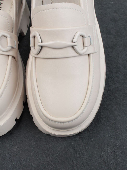 03-5921-2 BEIGE Полуботинки женские (натуральная кожа)